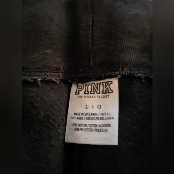 Vs pink vintage sweatpants, size large. - Picture 7 of 8